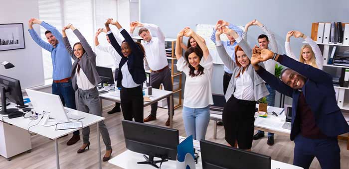stretches for at the office in El Cajon CA